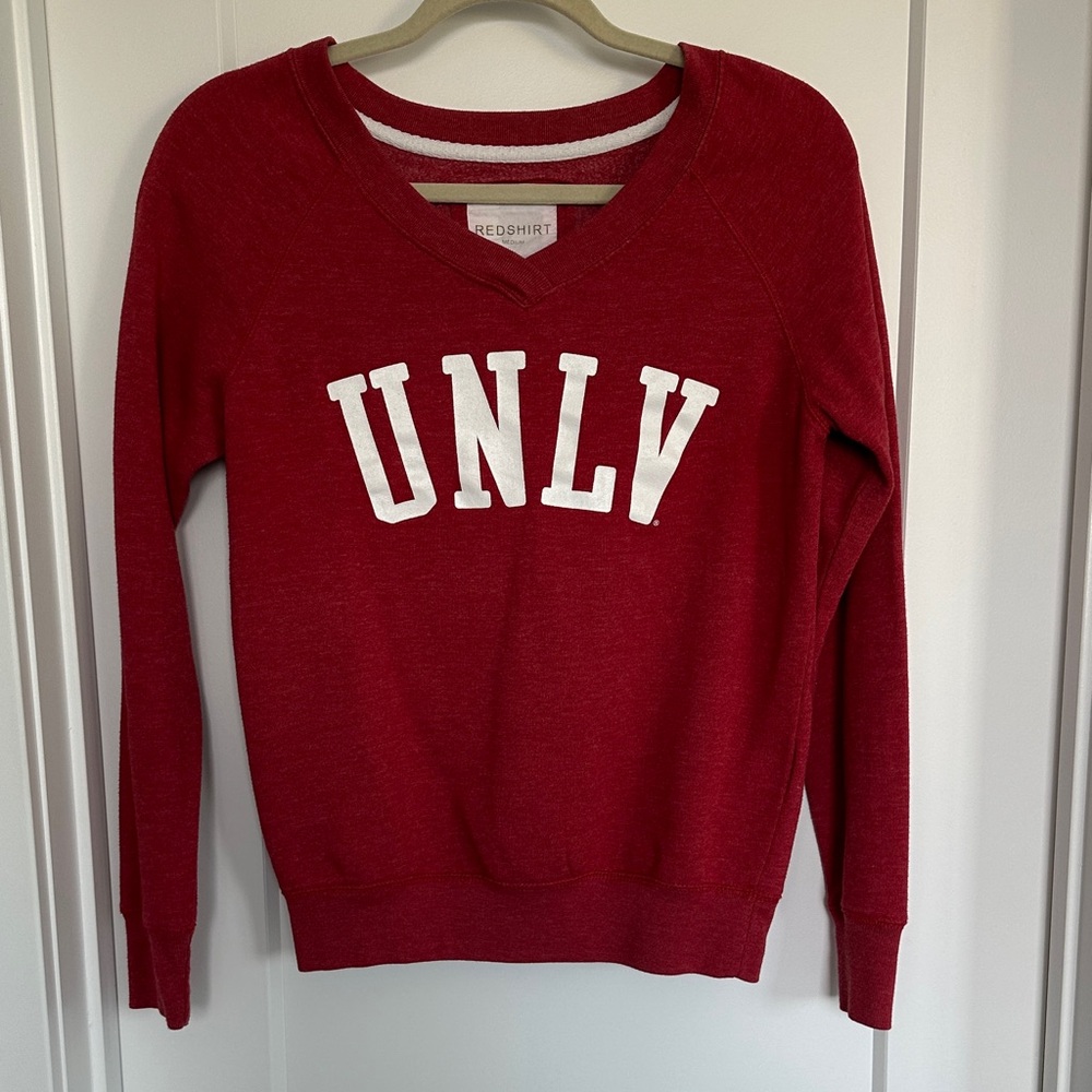Redshirt Women's Red UNLV Sweater Las Vegas Nevada